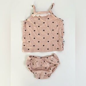 Merebe Two-Piece Polkadot Pink Set